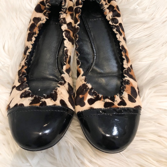 Tory Burch leopard fur ballet flats - Picture 8 of 8